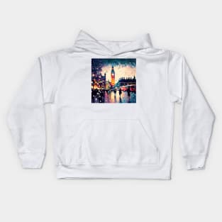 London | Pointillism Kids Hoodie